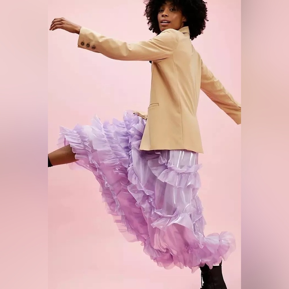 Free People Chevelle Tiered Maxi Skirt